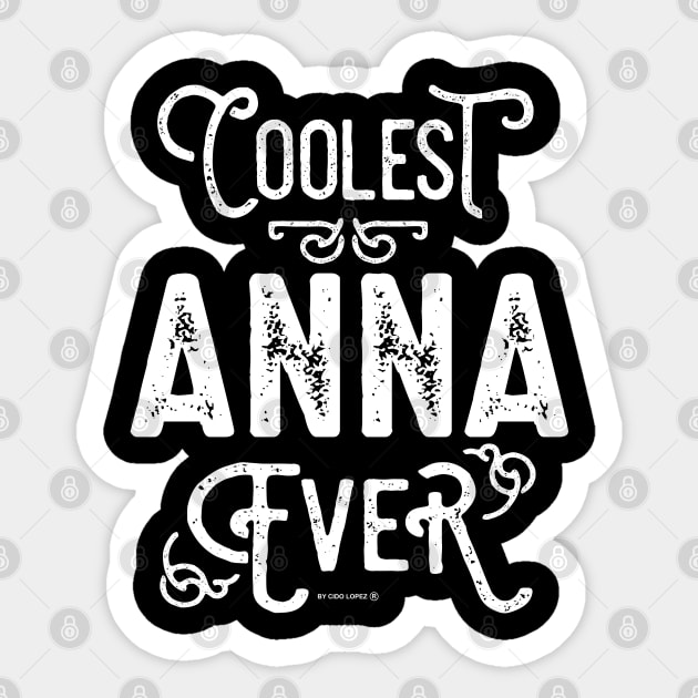 Anna Sticker by C_ceconello